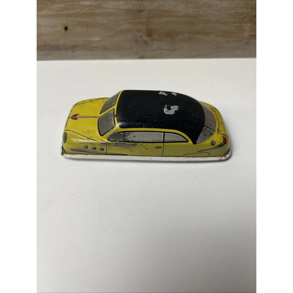 Vintage Toy Lot West Germany Car + Argo U.S. Army Armored Cannon Staff Car 1950